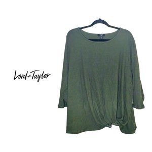 Lord & Taylor Plus Size Knot Sweater